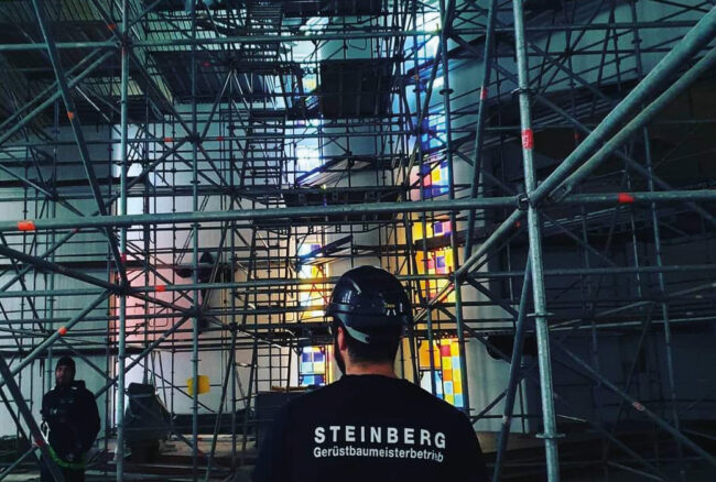 Innengerüst Kirche Stadt Hamm